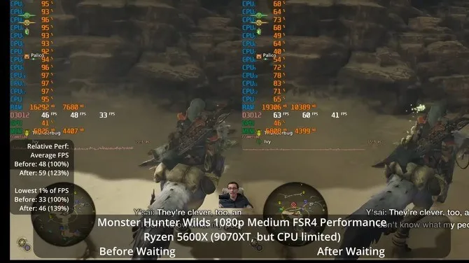 《怪物猎人：荒野》更新性能验证