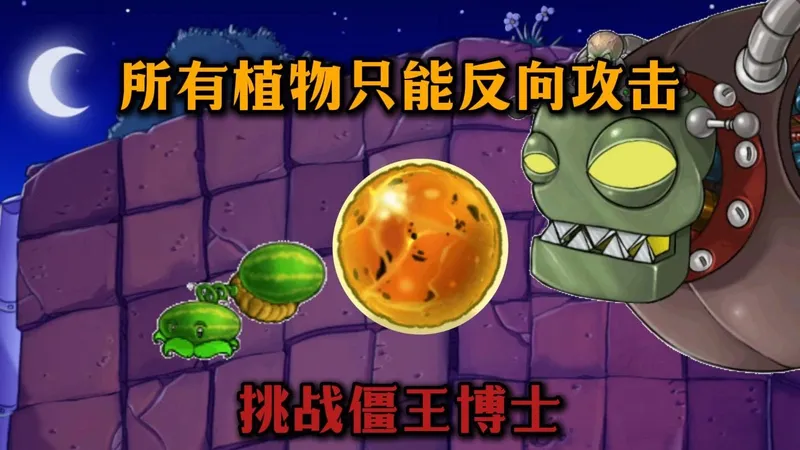 植物只能反向攻击，迎战僵王博士，对僵王机制的极致利用！