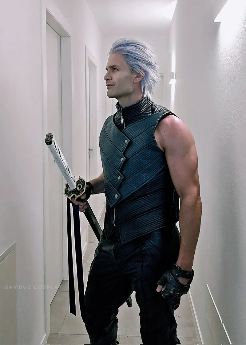 《鬼泣5》圣诞但丁Cosplay