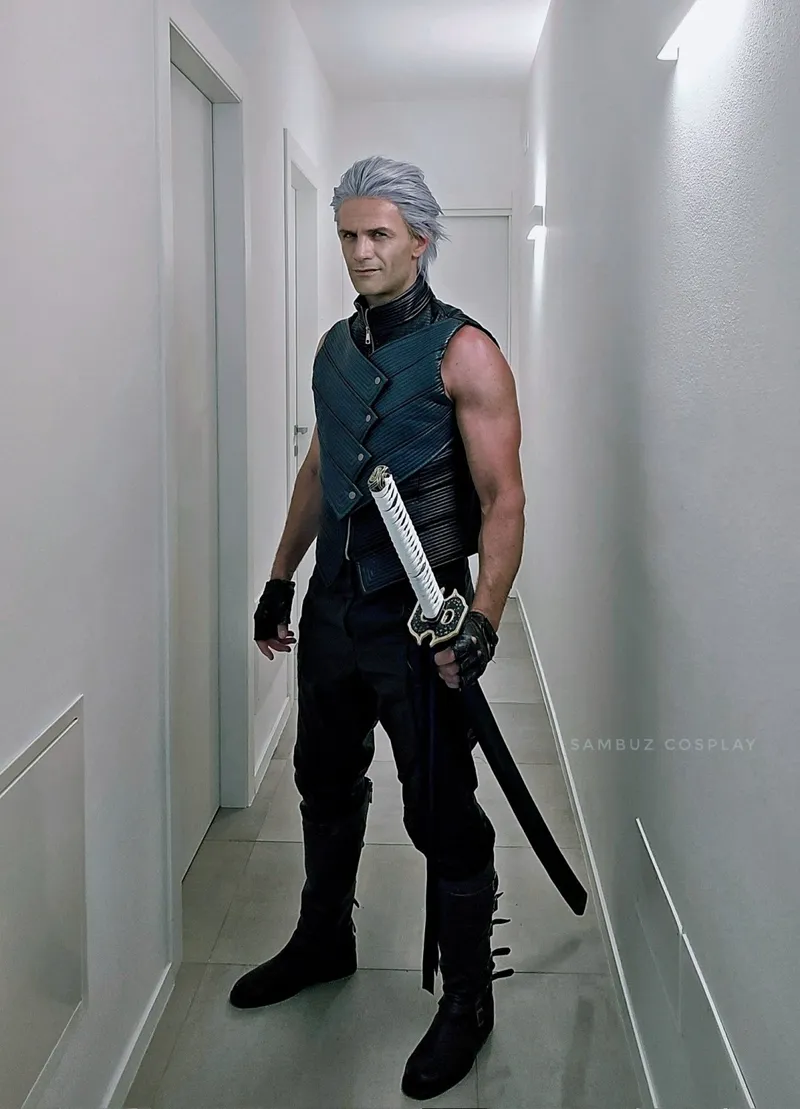 《鬼泣5》圣诞但丁Cosplay