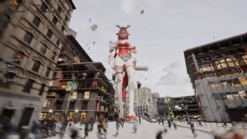 《巨人少女游乐场》圣诞造型发布