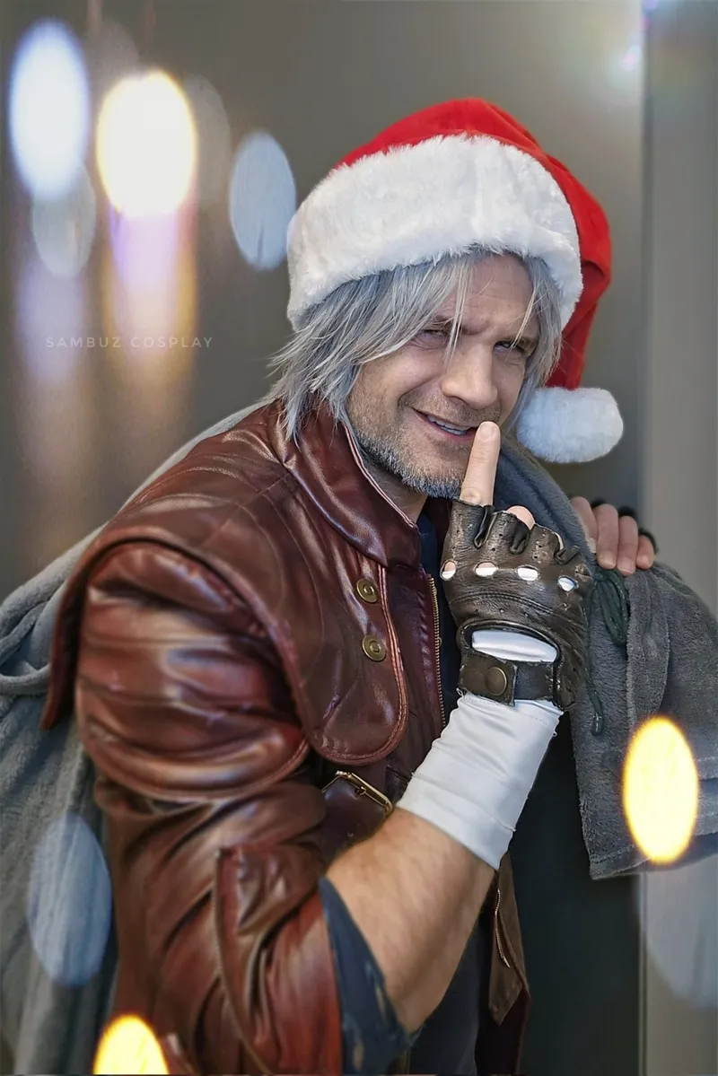 《鬼泣5》圣诞但丁Cosplay