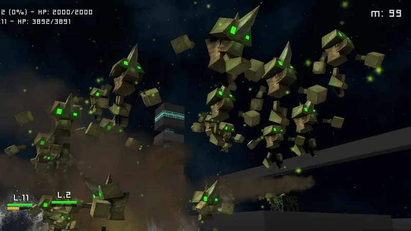 【BlockFortressWar】攻占堡垒战争僵尸vs机器第5关实况&攻略--一款包含战锤元素和星际战争题材的童年冷门像素风沙盒游戏