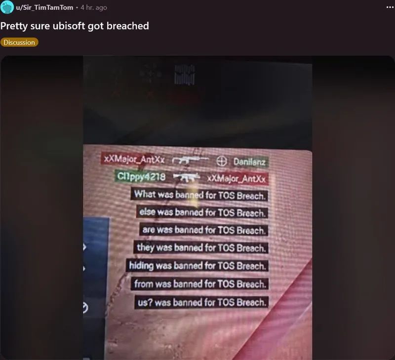 《彩虹六号：围攻》遭黑客攻击