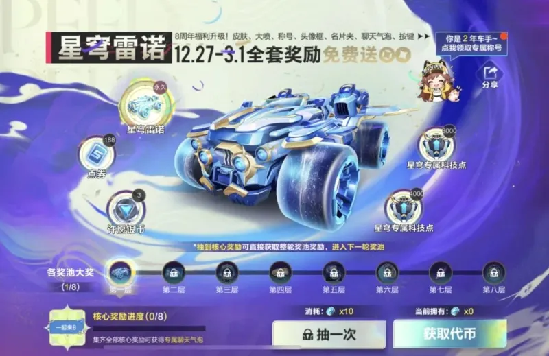 《QQ飞车》周年庆活动分享