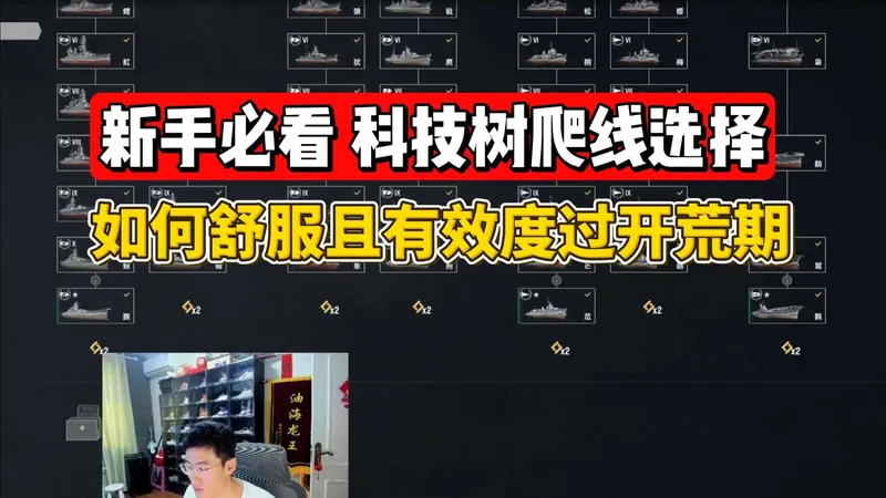 【大厨战舰世界】新手必看爬线推荐