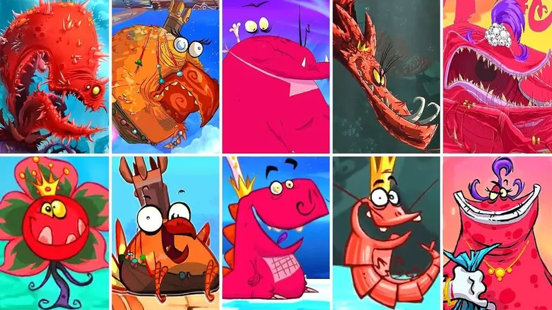 《雷曼：起源》全关卡头目战 战败前后对比 | 作者：ProsafiaGaming