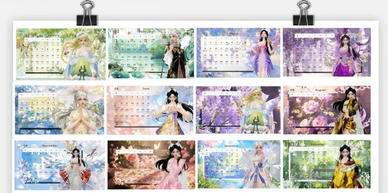 《诛仙手游》2026年专属台历制作教程-打造个性化游戏日历