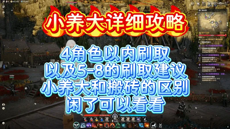 《寒炎》永恒之塔2、小养大详细攻略、4角色以及5-8角色分别的副本刷取建议、小养大和搬砖的区别、闲了无聊可以看看