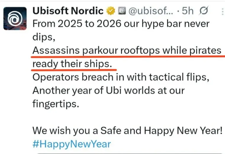 《刺客信条4：黑旗》重制版或将公布