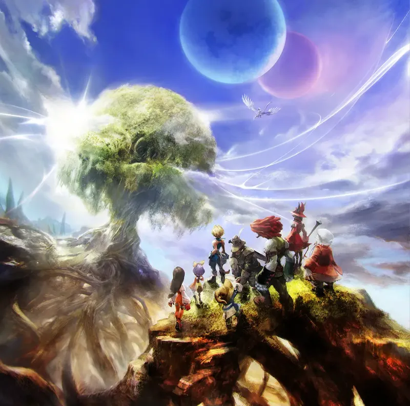 《最终幻想9》25周年纪念艺图揭秘