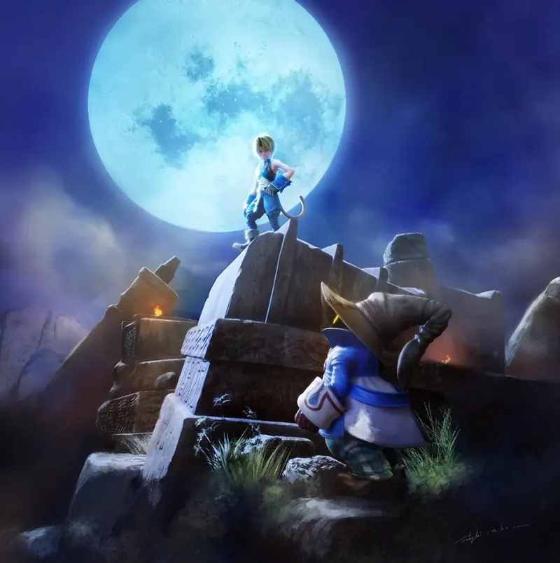 《最终幻想9》25周年纪念艺图揭秘