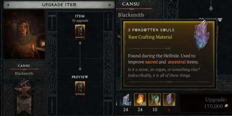 《暗黑破坏神4》遗忘之魂获取方法-终局材料获取流程详解