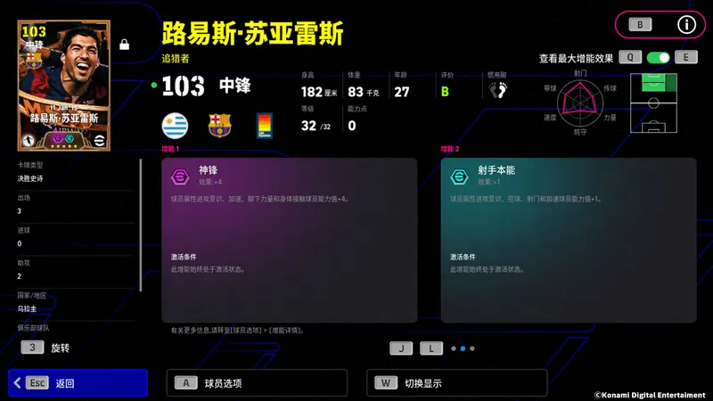 《南美神锋》苏亚雷斯归来