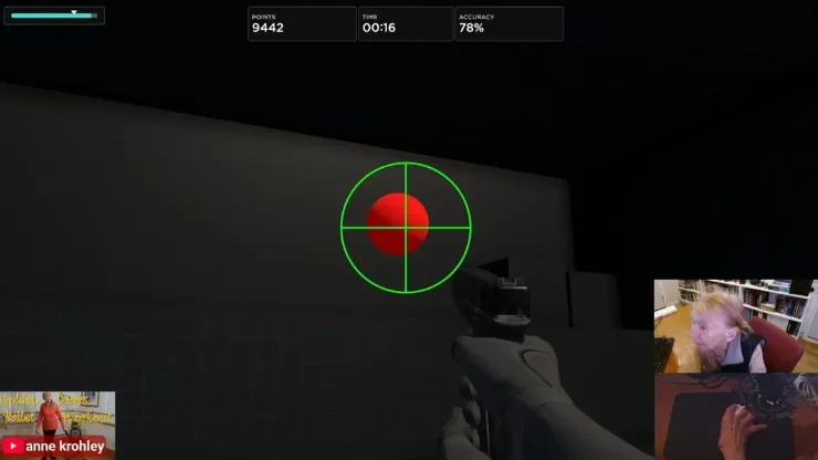 《Splitgate》95岁神枪手祖母惊人瞄准天赋-未玩FPS却命中率高达80%