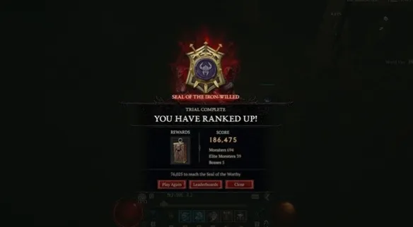 《暗黑破坏神4》赛季试炼攻略