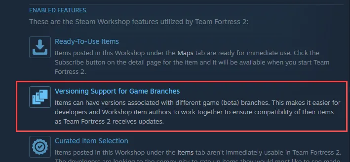 Steam创意工坊更新