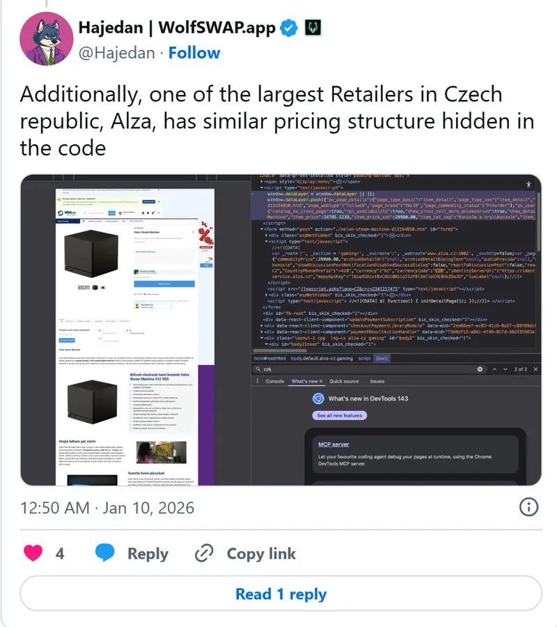 SteamMachine售价曝光