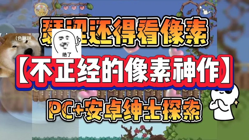 像素瑟瑟游戏 速存 安卓直装 保姆级教程来了！！速速码住！！~黎明的那道光会越过黑暗，打破一切恐惧我能找到答案