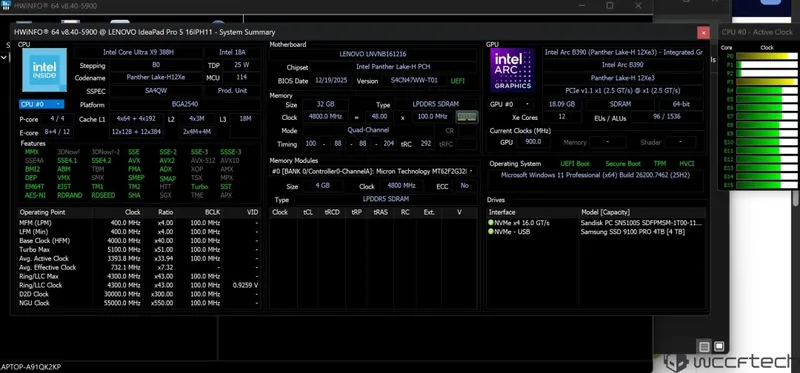《赛博朋克2077》英特尔ArcB390集显测试