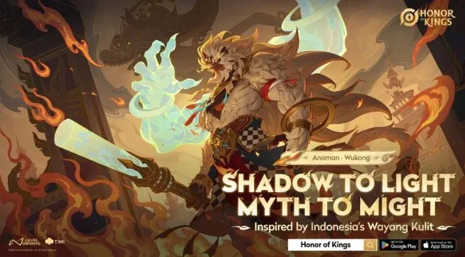 《王者荣耀》国际服孙悟空新皮肤-神猴哈奴曼文化联动震撼登场