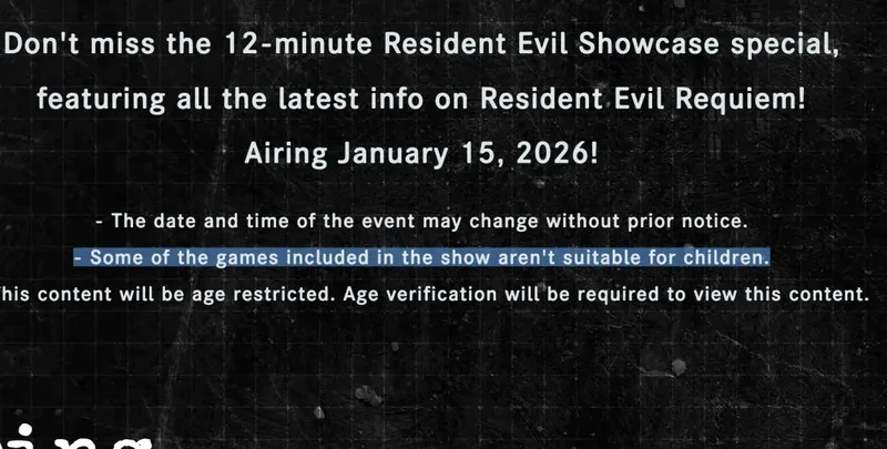 《生化危机》发布会将揭晓重制版