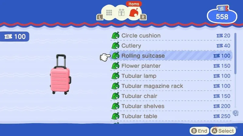 《集合啦！动物森友会》纪念品商店道具推荐