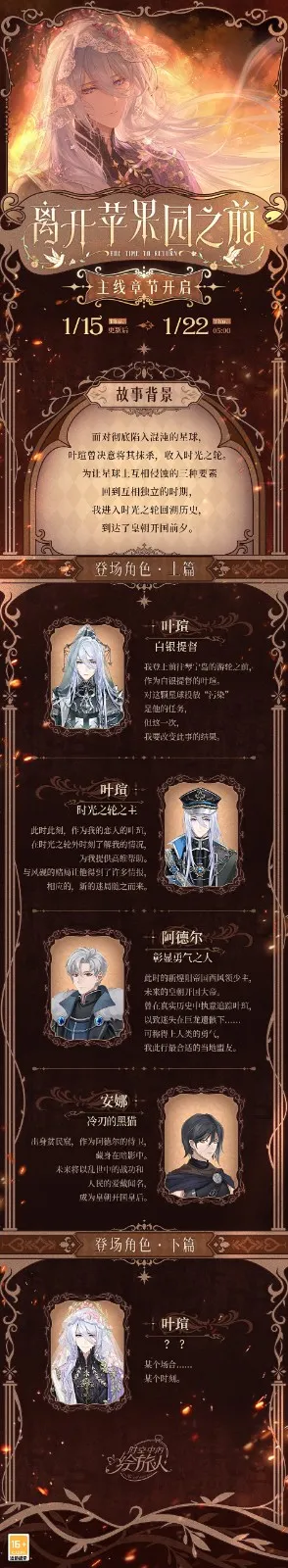 《时空中的绘旅人》离开苹果园之前活动开启