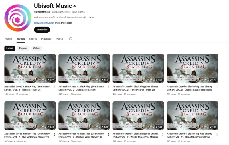 《刺客信条4：黑旗》原声带重新上传