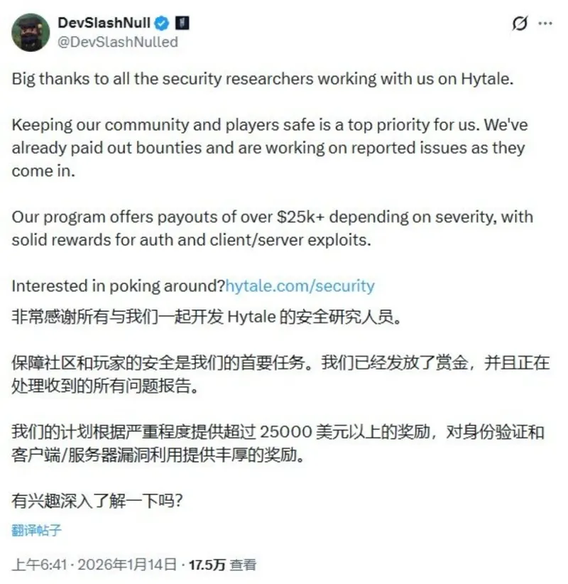 《Hytale》上线即爆火