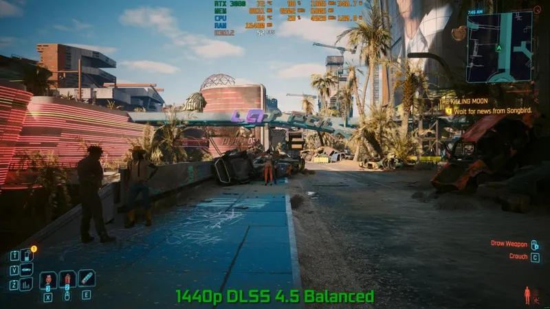 《赛博朋克2077》RTX3080DLSS4.5测试