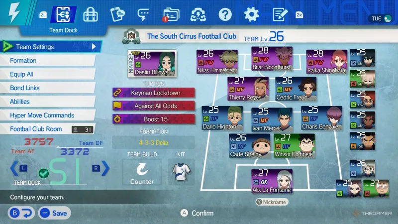 《闪电十一人：英雄们的胜利之路》快速提升攻防能力-球队进攻与防守评分详解