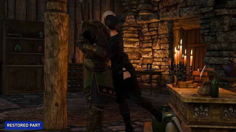 《巫师3》删减剧情复原-叶奈法浪漫桥段重现情感张力