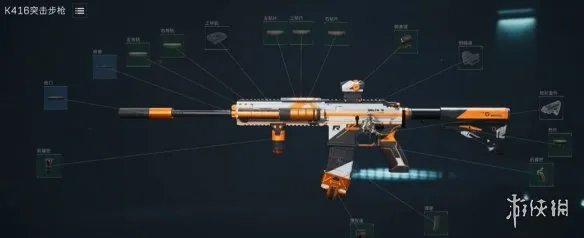 《三角洲行动》K416全面战场改装方案-满稳与机动流解析