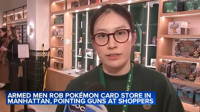 《宝可梦》卡牌店遭持枪抢劫