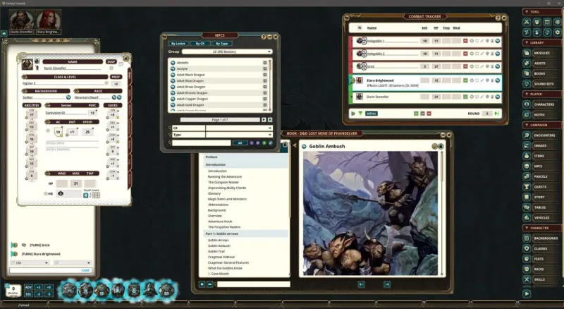 《FantasyGroundsVTT》DLC数量创新高
