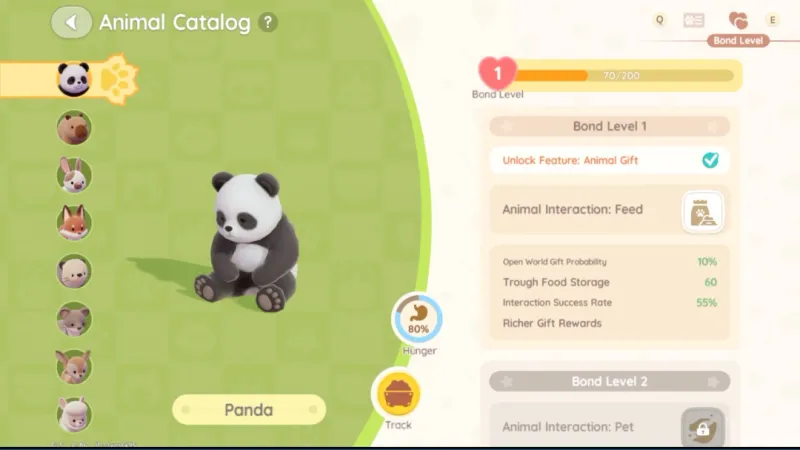 《心动小镇》熊猫位置及喜爱食物详解