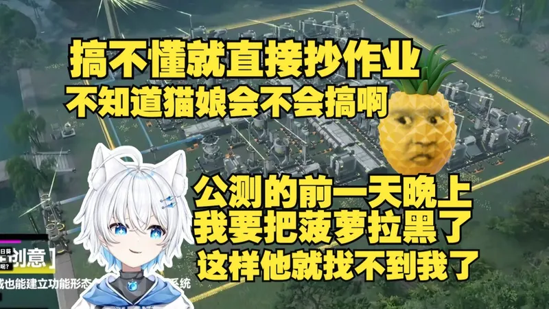 弹幕问影月月会不会一直做终末地的攻略