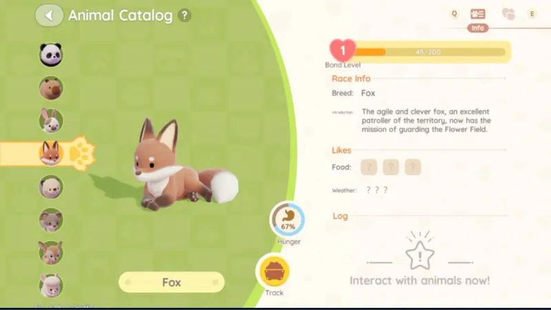 《心动小镇》狐狸位置及喜爱食物详解