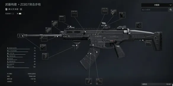 《暗区突围无限》s4ZC807改枪方案