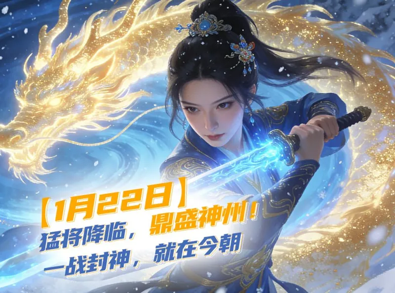 《猛将OL》鼎盛神州新服开启-2026年江湖新征程