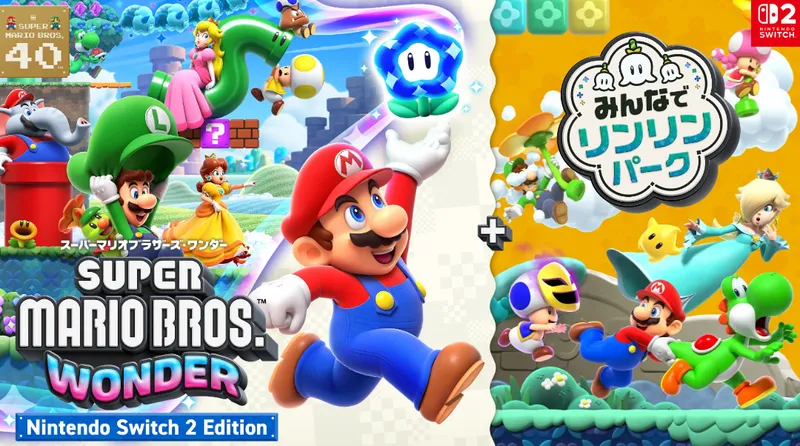 《超级马里奥兄弟：惊奇》Switch2版3月26日发售-新增角色与蘑菇训练所玩法