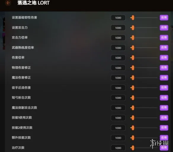 《落逃之地》修改器功能详解