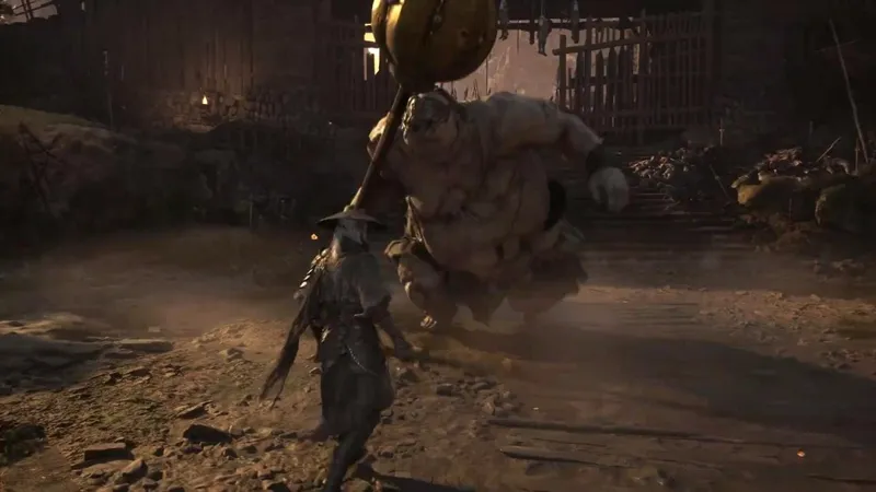 《影之刃零》新实机演示-大战Boss巨锤客万钧精彩呈现