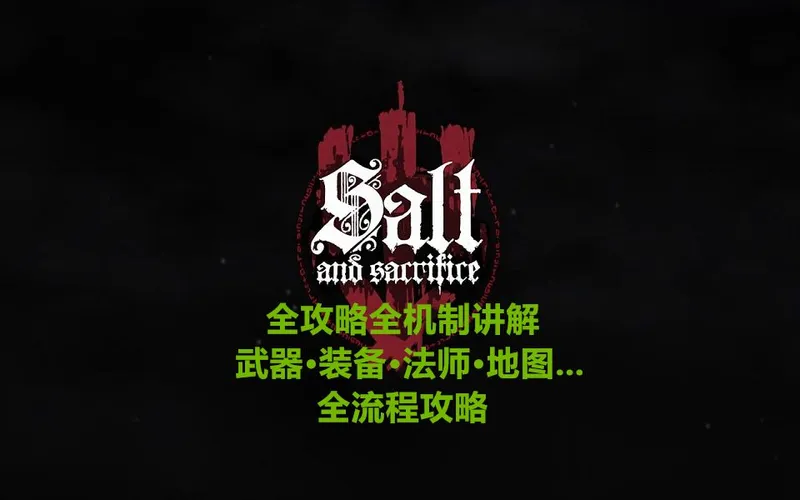 盐与献祭全面合集全流程攻略（包含武器.装备.系统机制.法师机制.传送机制.技能加点...）