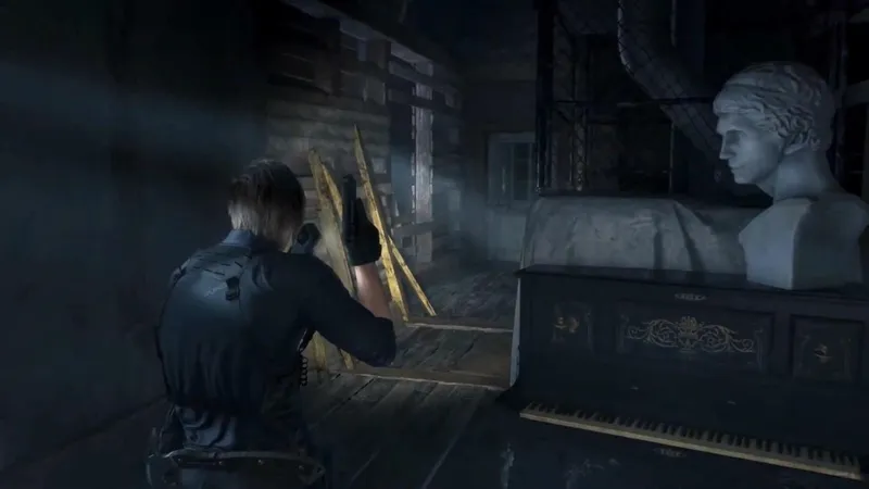 《生化危机9》18分钟实机演示-里昂格蕾丝双主角玩法揭秘