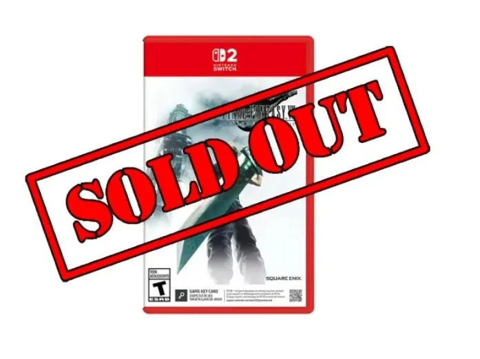 《最终幻想7》NS2重制版实体火爆-美国主要零售商几乎售罄