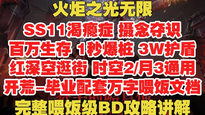 火炬之光无限SS11 吸管百万生存+1秒爆桩 开荒-毕业万字喂饭攻略 月3通用！