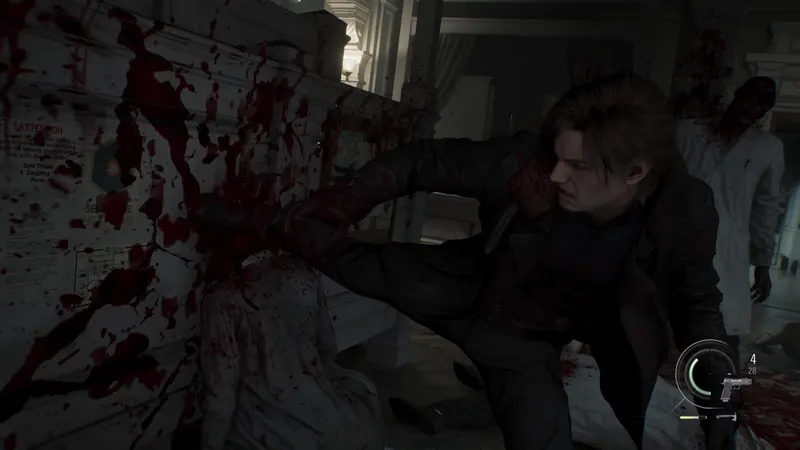 《生化危机9》里昂战斧象征内心黑暗