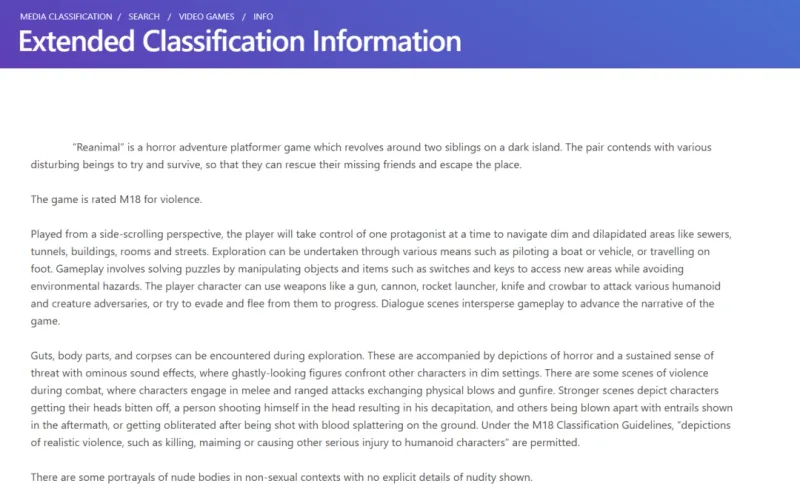 《小小梦魇3》原班团队新作《生灵重塑》获M18评级